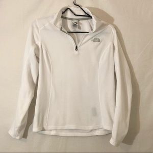 NWOT The North Face White Fleece Pullover Sweater